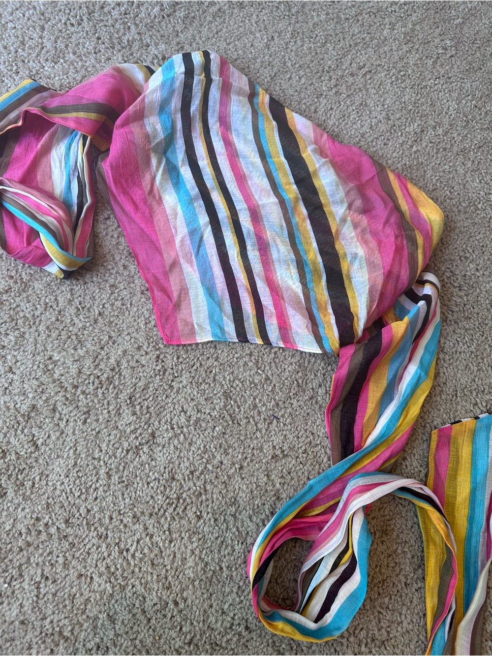 Fate Multicolor Striped Set. Set includes top and skirt.